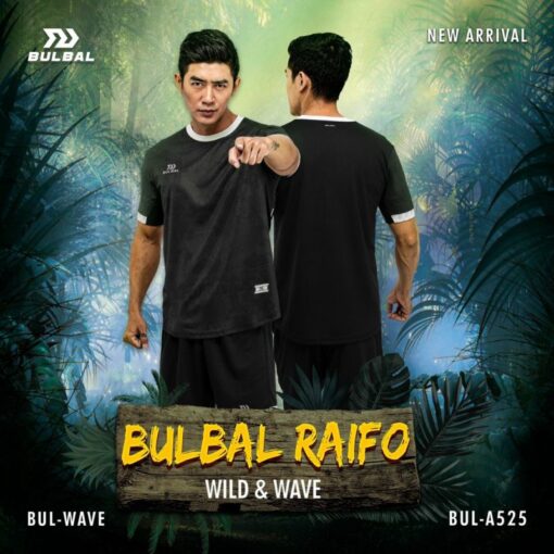 Quần áo bóng đá không logo Bulbal RAIFO Đen