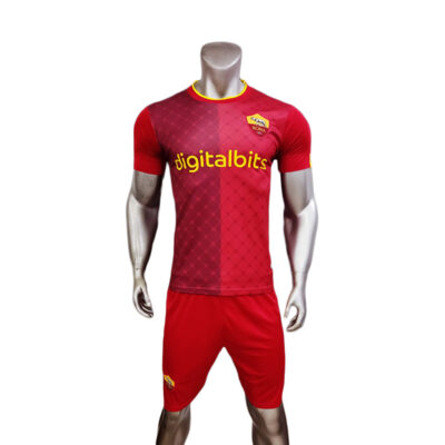 Quần áo AS Roma màu đỏ sân nhà 2022-23 HVK1