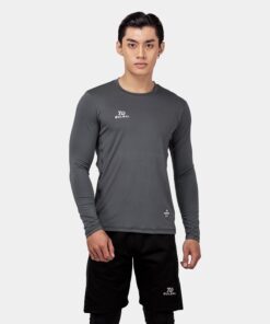Áo body thể thao Bulbal Kompat màu xám