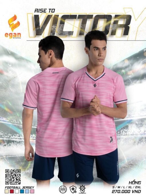 Đồ đá banh không logo Egan Victor Hồng