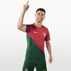 Quần áo Bồ Đào Nha màu đỏ sân nhà World Cup 2022 CT