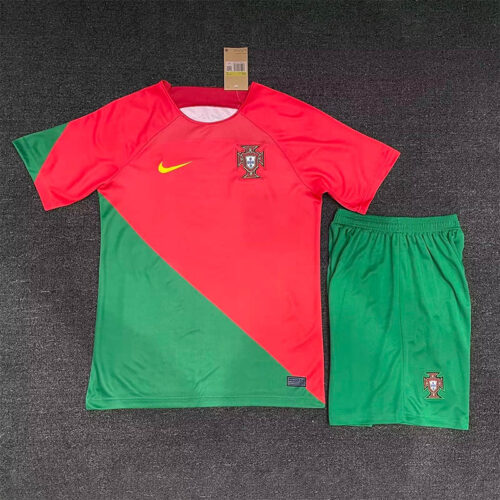 Quần áo Bồ Đào Nha màu đỏ sân nhà World Cup 2022 F2K1