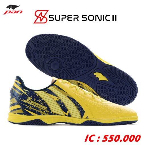 Giày Pan Super Sonic 2 mẫu mới 2022 IC sân futsal màu vàng