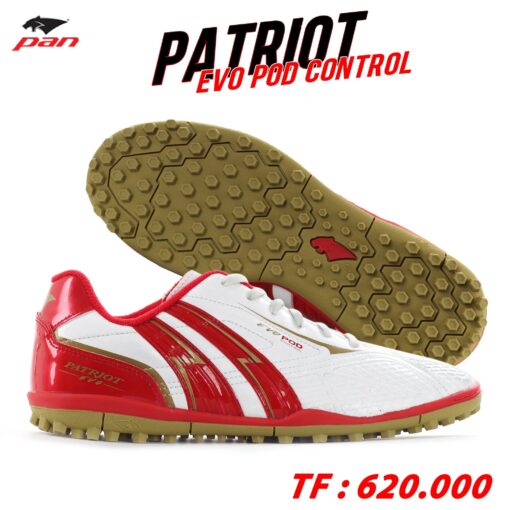 Giày Pan Patriot Evo Control TF mẫu mới 2022 trắng