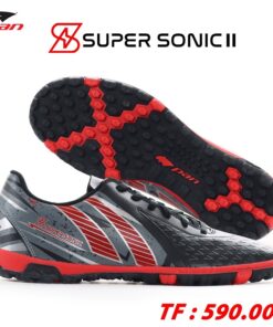 Giày Pan Super Sonic 2 mẫu mới 2022 TF sân cỏ nhân tạo đen