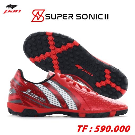 Giày Pan Super Sonic 2 mẫu mới 2022 TF sân cỏ nhân tạo đỏ