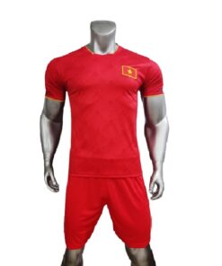 Quần áo bóng đá đội tuyển Việt Nam sân nhà màu đỏ 2022-23