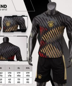 Quần áo Đức Prematch Strivend cao cấp 2022-23 màu đen xám