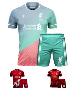 Quần áo đá banh Liverpool do Eros thiết kế độc lạ 2023