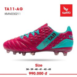 Giày đá bóng Kamito TA11 - AG sân cỏ tự nhiên 2023 màu hồng