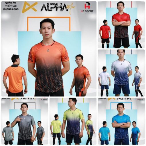 Quần áo đá banh không logo HP Alpha Max