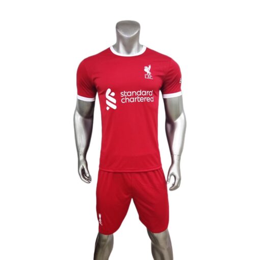 Quần áo Liverpool sân nhà màu đỏ 2023 hàng việt kiểu 1