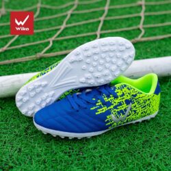 Giày đá bóng Wika Ultra 5 sân cỏ nhân tạo màu navy chuối