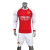 Quần áo Arsenal tay dài màu đỏ sân nhà 2023-24