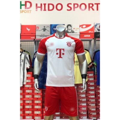Quần áo Bayern Munich 2024 màu trắng sân nhà hàng Thái F2