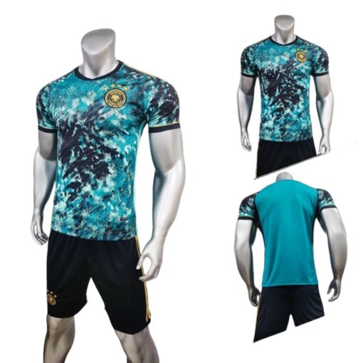 Quần áo bóng đá Đức 2024 màu xanh sân khách hàng Việt kiểu 1