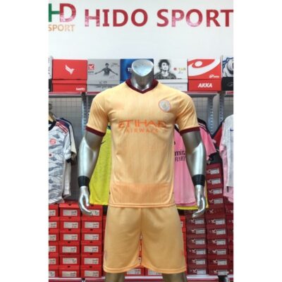 Quần áo bóng đá Man City 2024 màu cam sân khách hàng Thái F2
