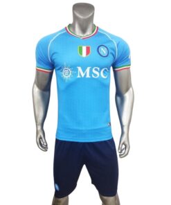 Quần áo bóng đá Napoli 2024 màu xanh sân nhà hàng Việt kiểu 1