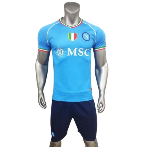 Quần áo bóng đá Napoli 2024 màu xanh sân nhà hàng Việt kiểu 1
