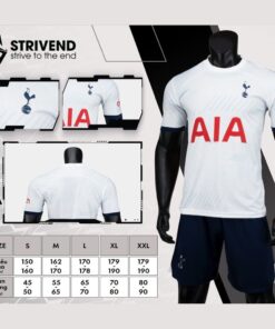 Quần áo bóng đá Tottenham 2024 Strivend cao cấp màu trắng