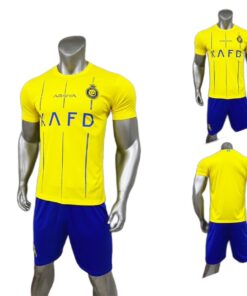 Quần áo Al Nassr màu vàng sân nhà 2024 Just Play 1