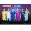 Quần áo đá banh không logo Wika Polygon 6 màu