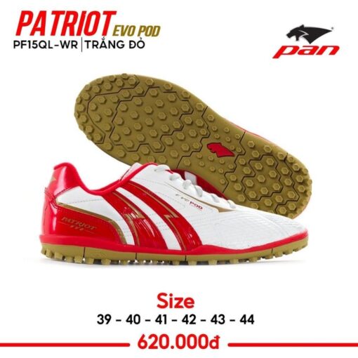 Giày Pan Patriot Evo Pod 2023 TF sân cỏ nhân tạo trắng