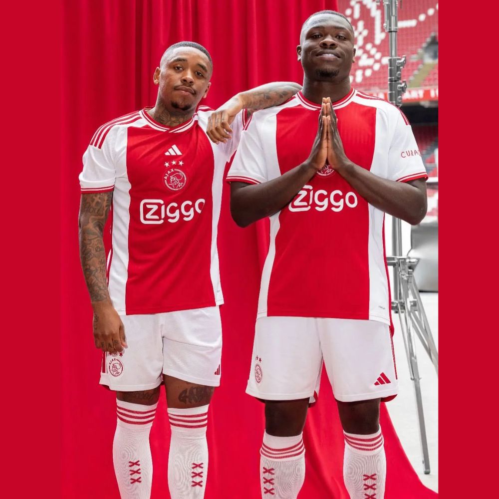Quần áo Ajax Amsterdam màu đỏ sân nhà 2024