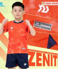 Quần áo bóng đá trẻ em Bulbal Zenith cam