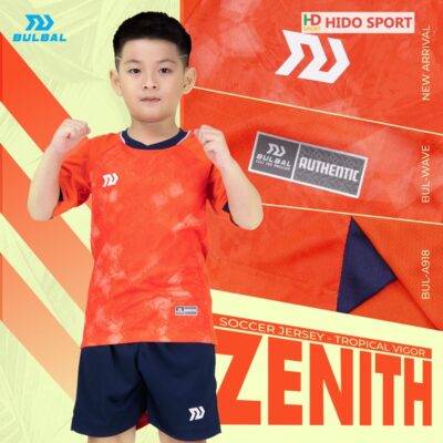 Quần áo bóng đá trẻ em Bulbal Zenith cam