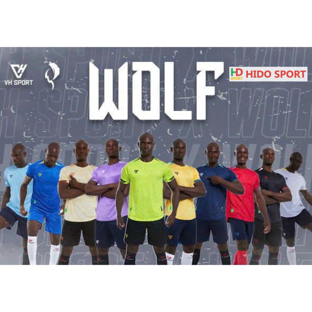 Quần áo đá banh không logo VH Wolf