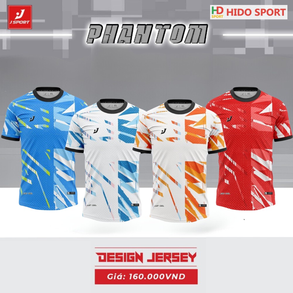 Quần áo đá banh không logo J Sport Phantom