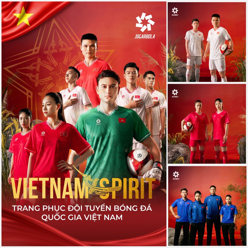 Áo thi đấu đội tuyển Việt Nam 2024 Jogarbola
