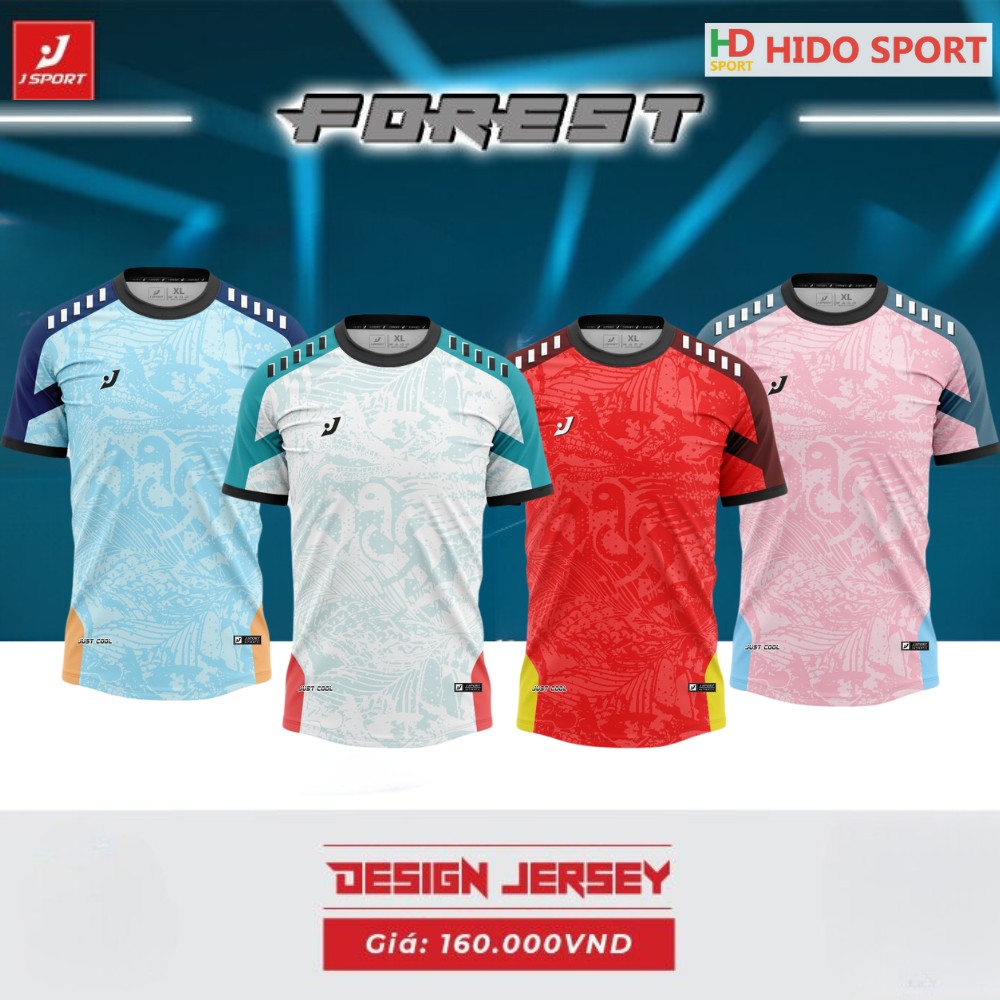 Quần áo đá banh không logo J Sport Forest