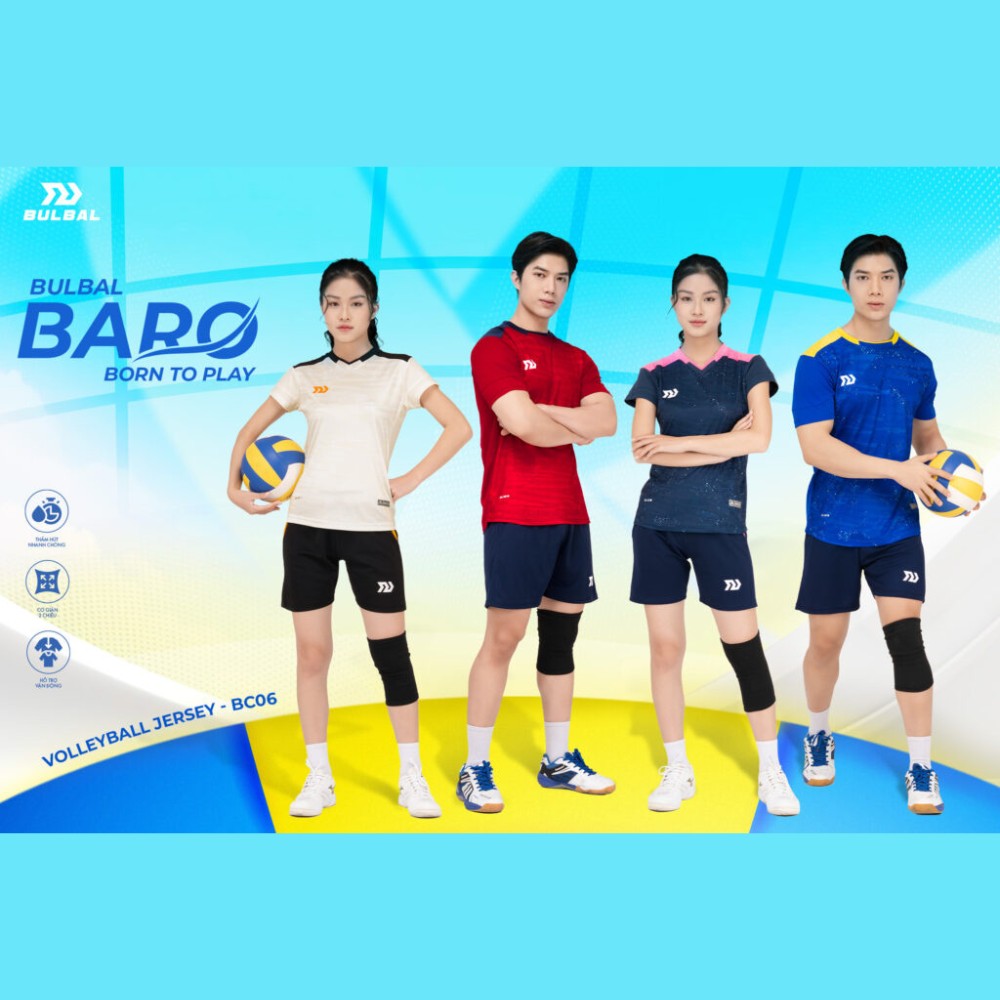 Quần áo bóng chuyền Bulbal Baro BC06