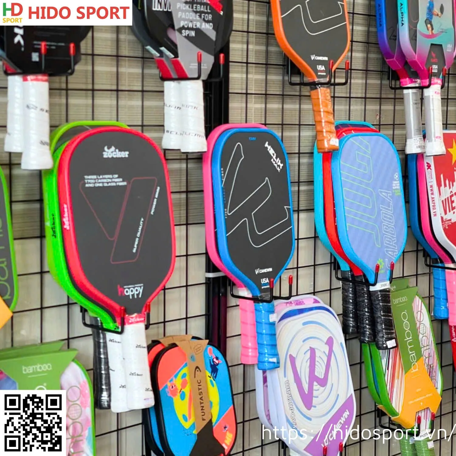 VỢT PICKLEBALL GIÁ RẺ PHỔ THÔNG CHÍNH HÃNG 100% TẠI HIDO SPORT