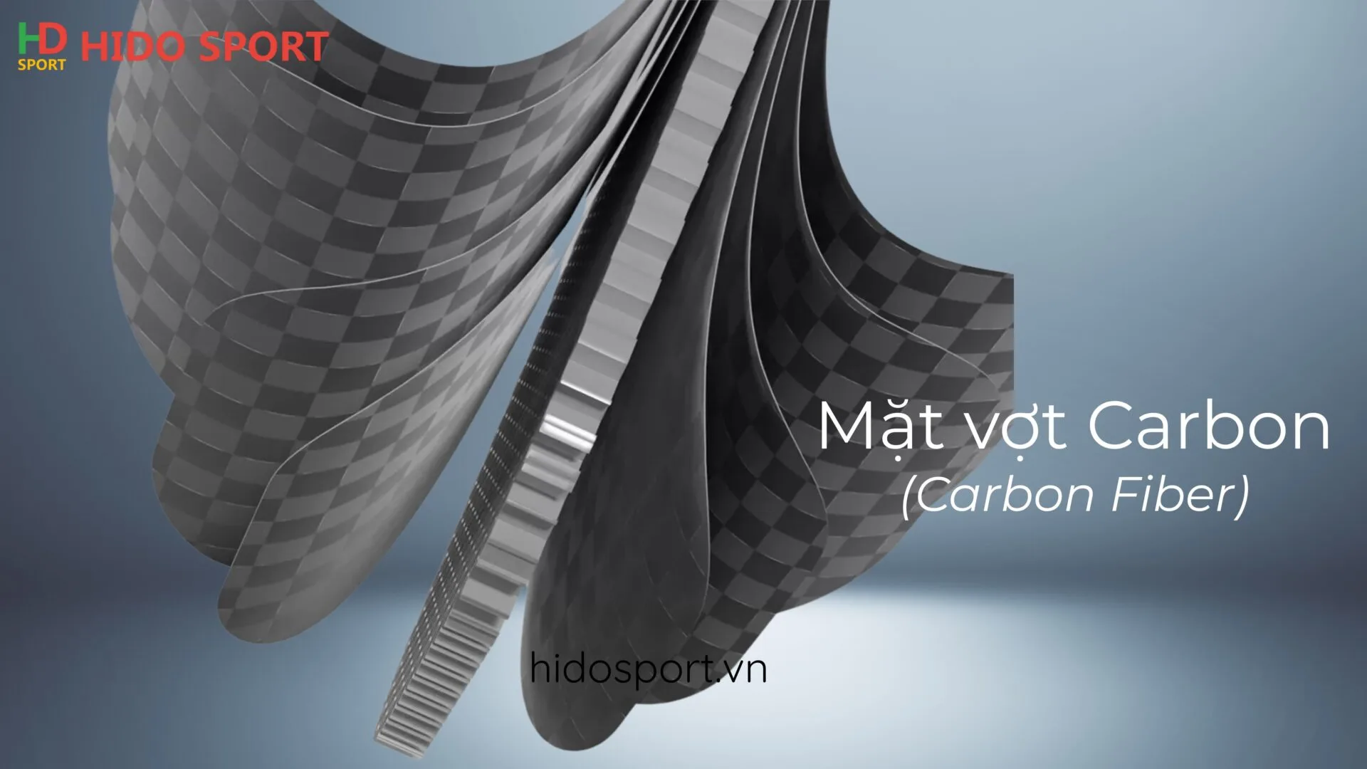 Cách chọn vợt Pickleball chuẩn nhất cho người mới chơi - Chất liệu mặt vợt Carbon Fiber