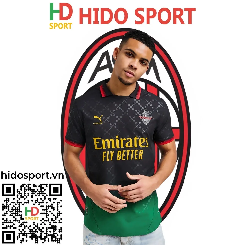 Quần Áo AC Milan Sân Khách Thứ 4 2025 - HIDO SPORT