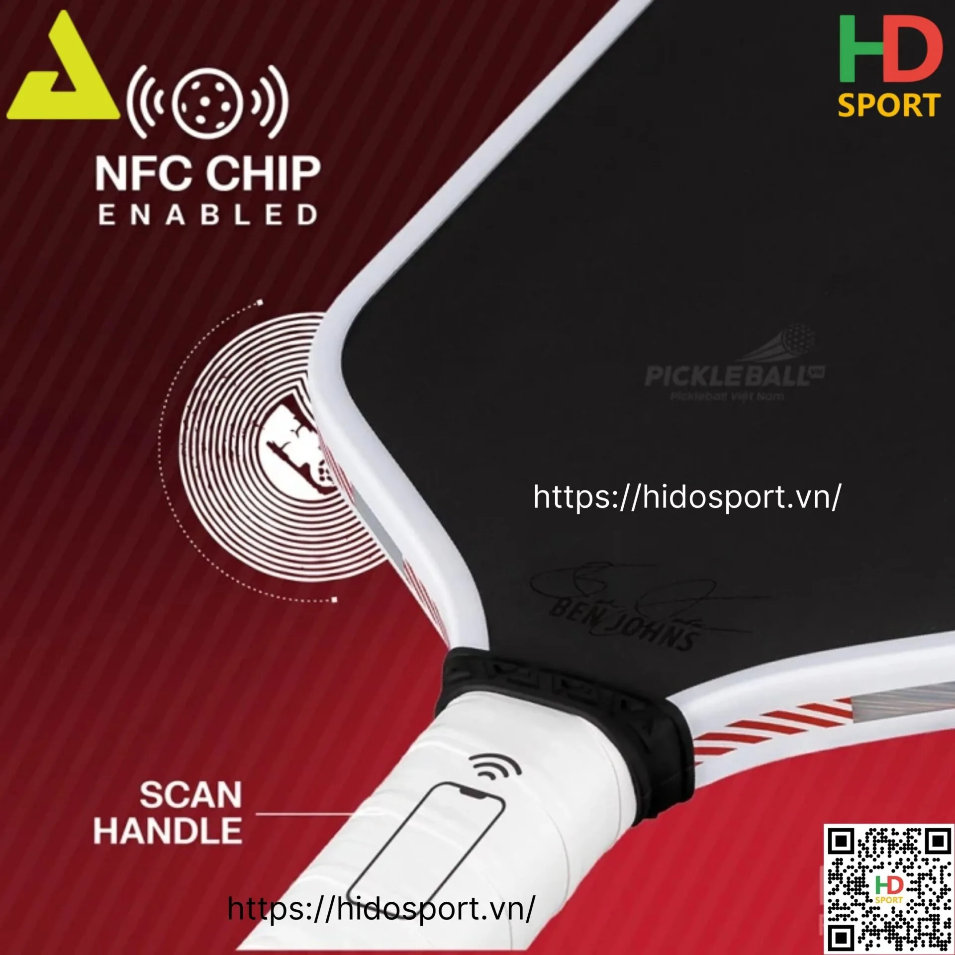 Công Nghệ NFC Chip Trên Vợt Pickleball JOOLA PRO 4 ( Gen 4)