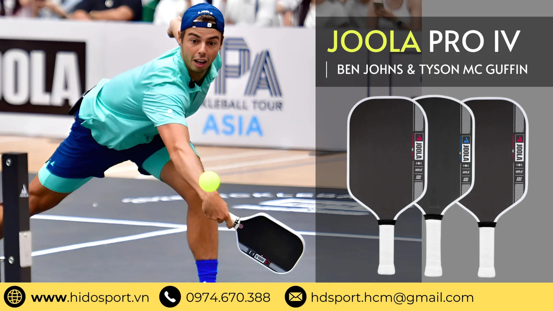 (TITLE)% 10 Mau Vot Pickleball Dang Cap Lam Qua Tang Sep Va Doi Tac 08
