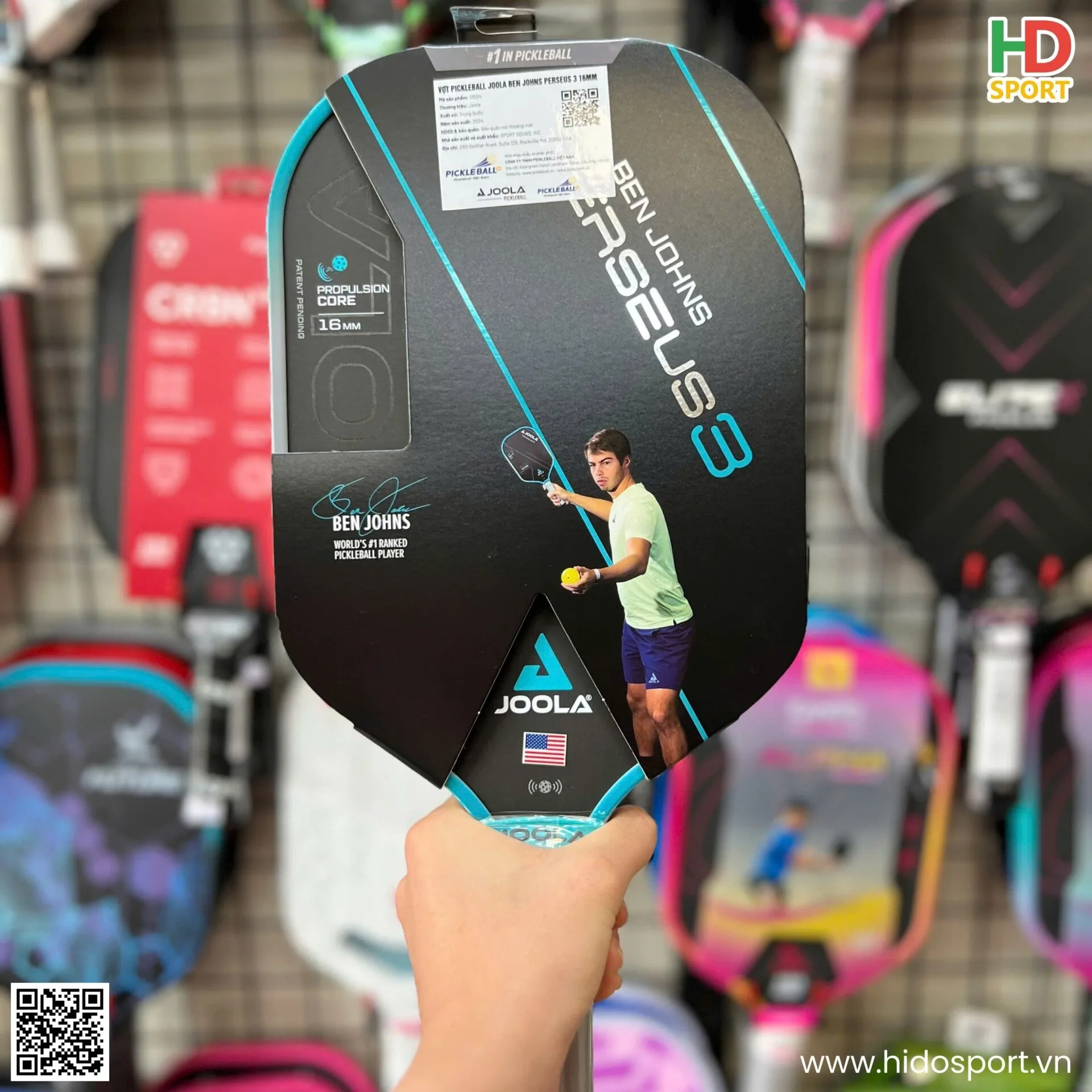 Vợt Pickleball Joola Gen 3 Perseus Hình Ảnh Thực Tế Tại Hido Sport