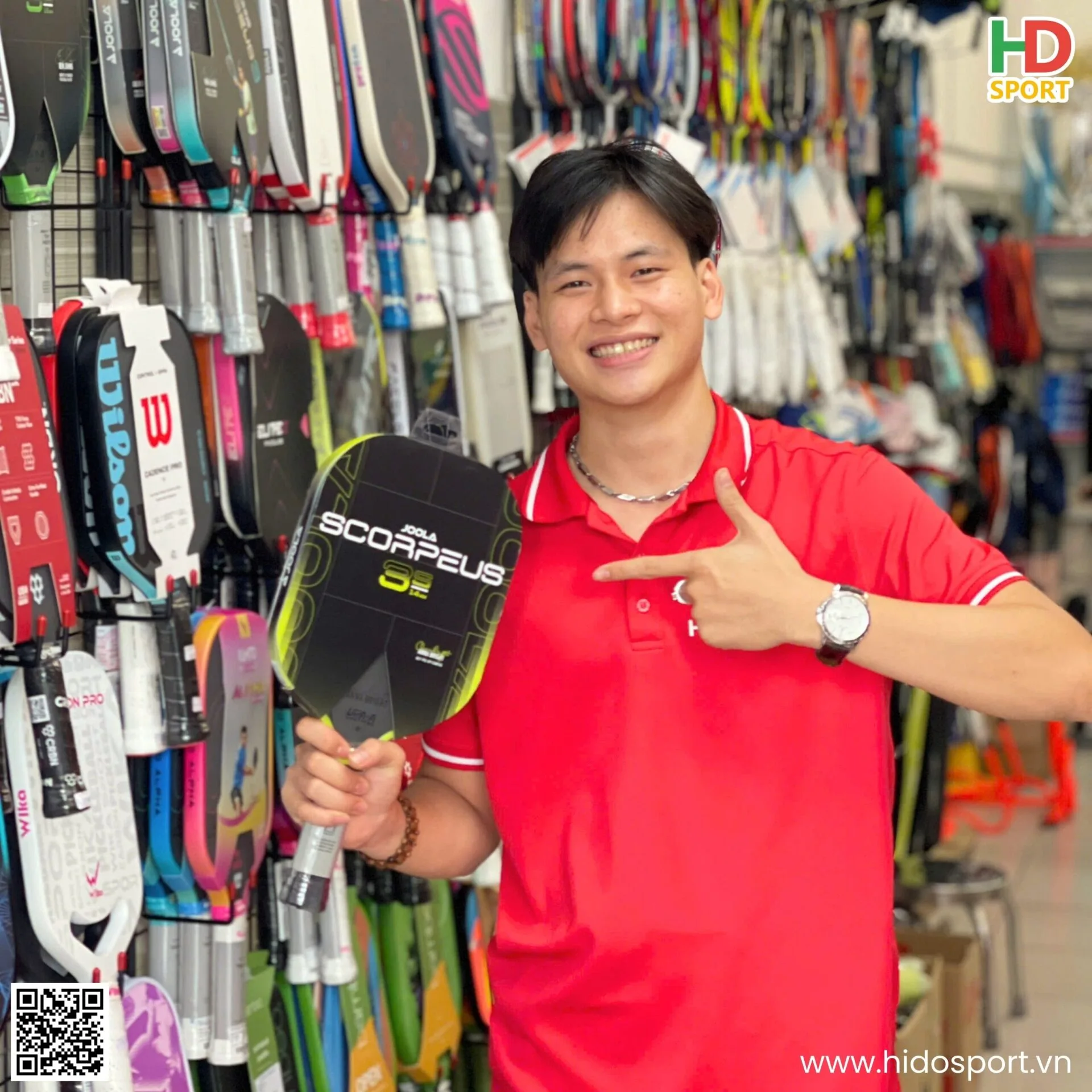 Vợt Pickleball Joola Gen 3S Scorpeus Ảnh Thực Tế Tại HIDO SPORT