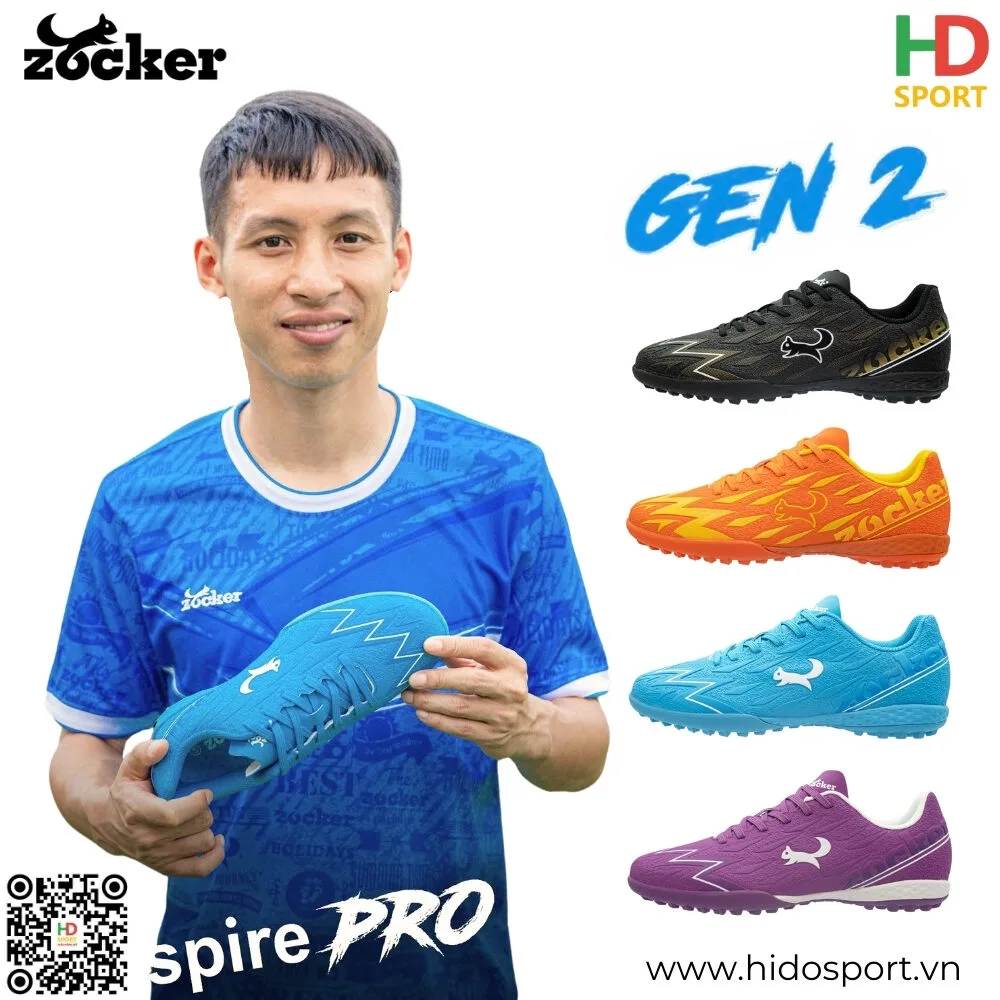 Giày Bóng Đá Zocker Inspire PRO 2 2025 Chính Hãng - HIDO SPORT