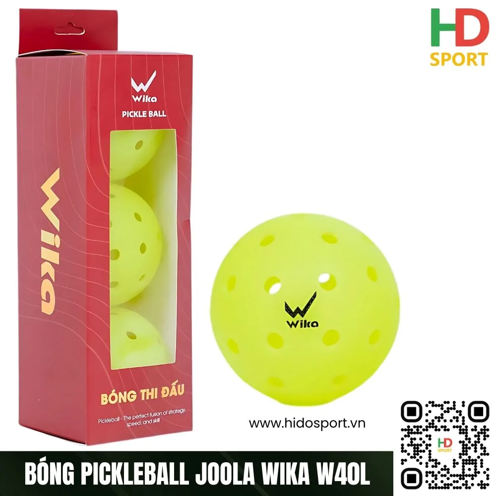 Quả Bóng Thi Đấu Pickleball Wika W40L Chính Hãng - HIDO SPORT