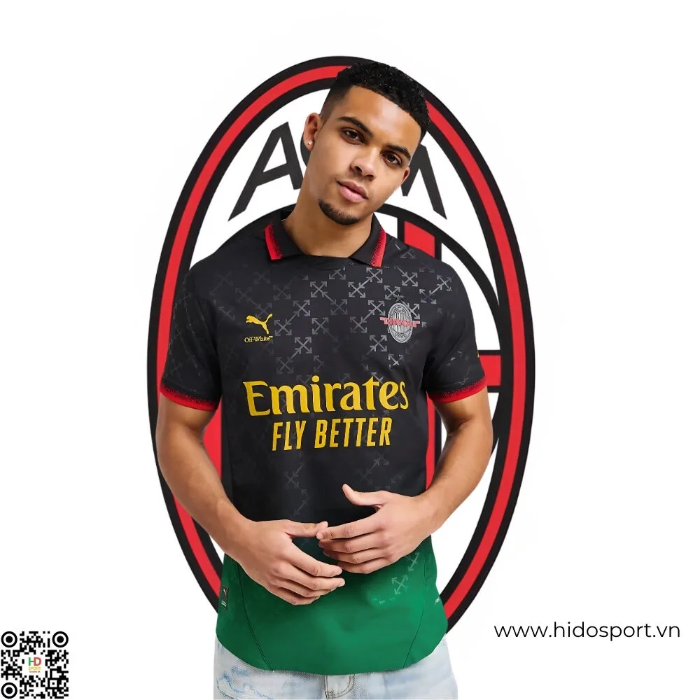 Quần Áo AC Milan Sân Khách Thứ 4 2025 - HIDO SPORT