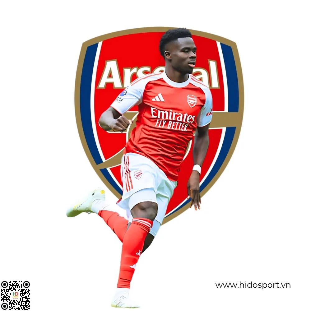 Quần Áo Arsenal Màu Đỏ Sân Nhà 2025-2026 - HIDO SPORT