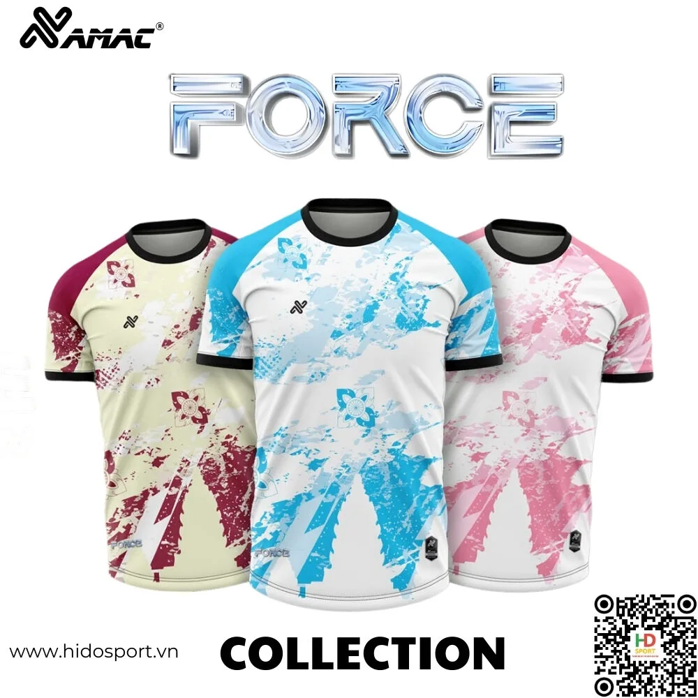 BST 9 MÀU - Quần Áo Bóng Đá Thiết Kế Chính Hãng Amac FORCE 2025 - HIDO SPORT