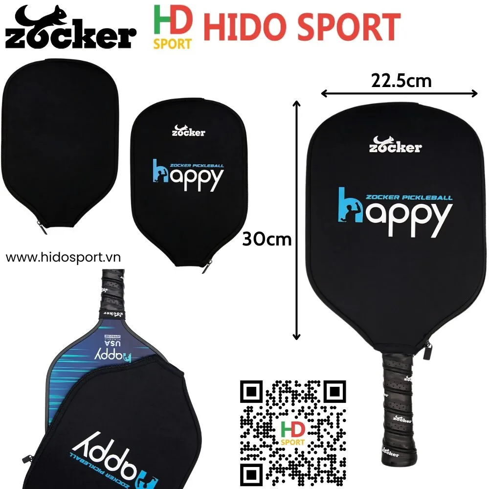 Túi Bảo Vệ Mặt Vợt Pickleball Zocker Chính Hãng - HIDO SPORT