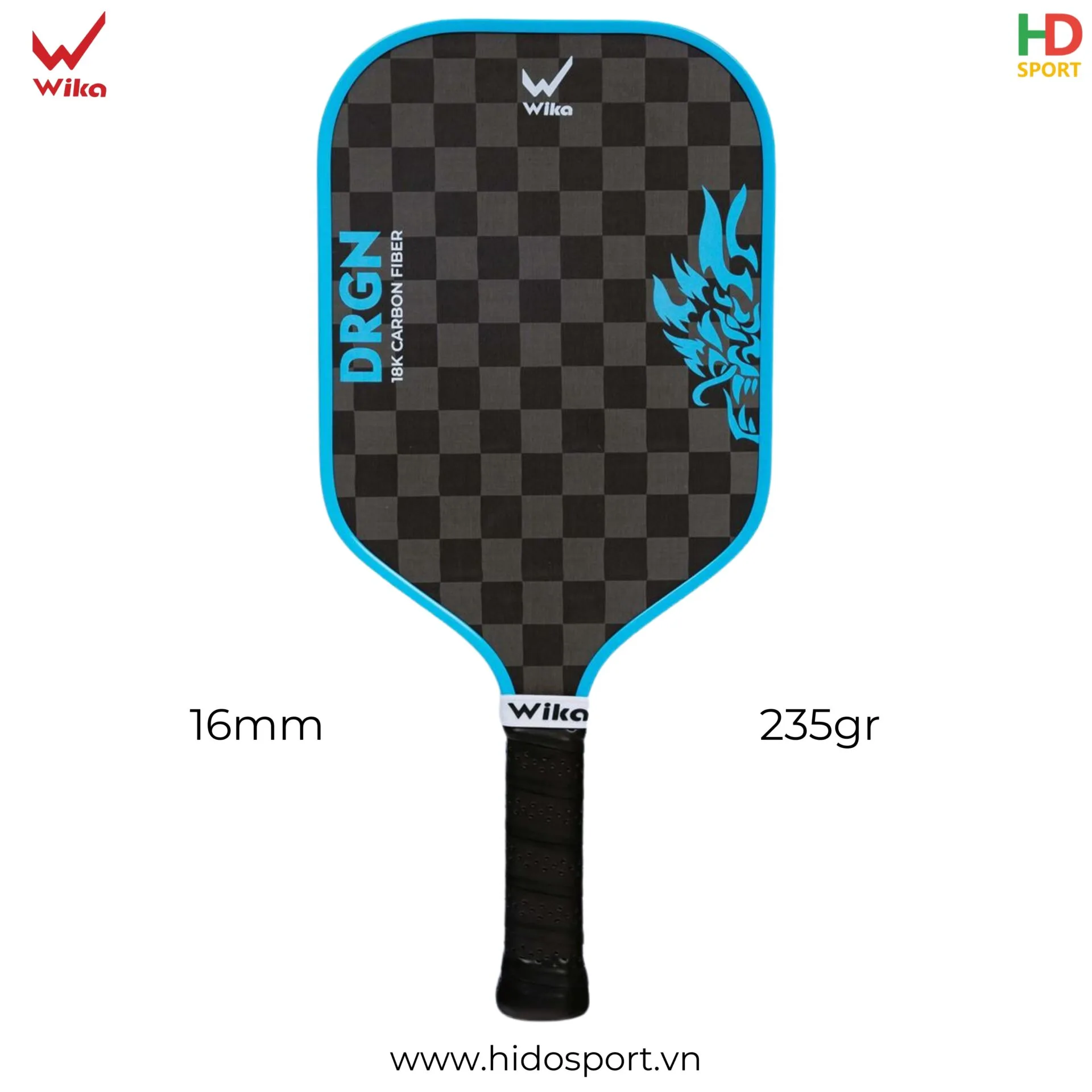 Vot Pickleball Chinh Hang Wika Drgn 16mm 01