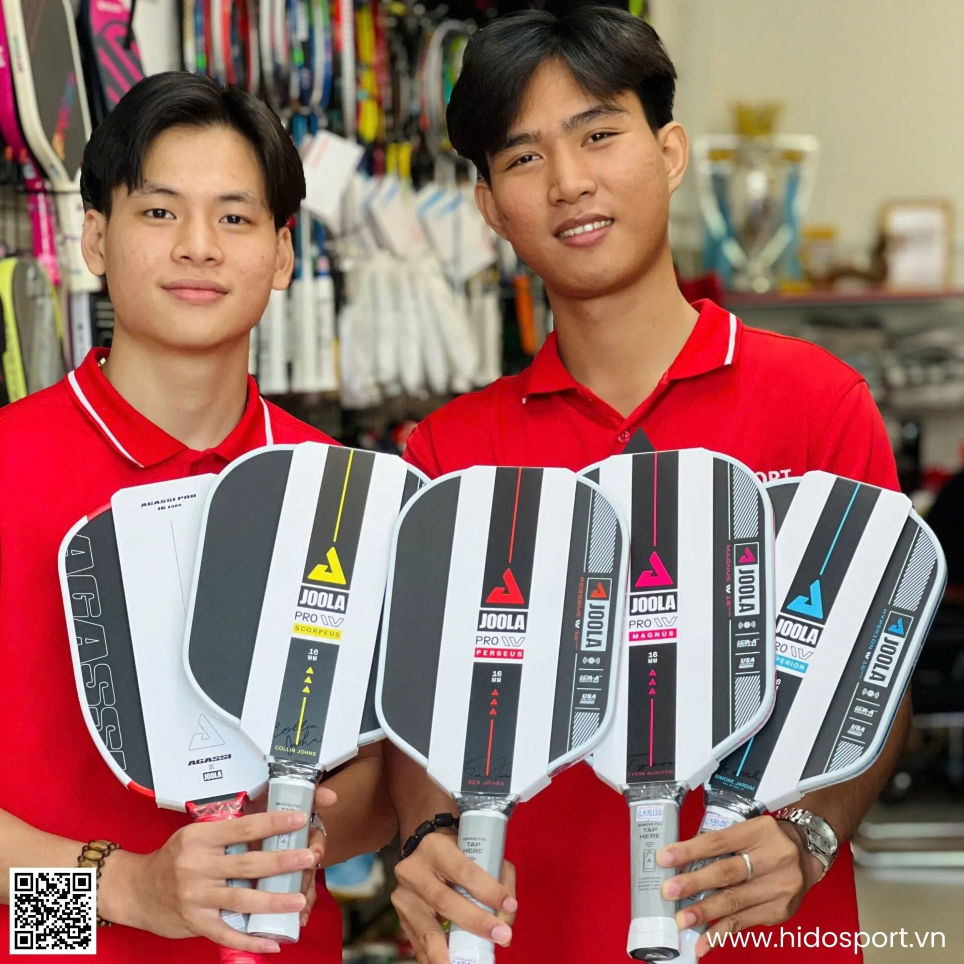 Vot Pickleball Joola Chinh Hang Nhieu Dong Joola Gen 4 14mm 16mm Anh Thuc Te Tai Hido Sport
